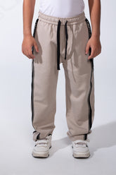 Boy’s Side Stripes Casual Jogger Sweatpants With Adjustable Drawstring Waist