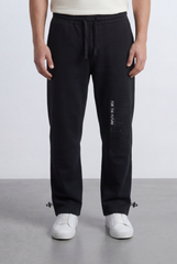 Men’s Tomato Store Street Sweatpants Embossed Side Logo Clean Look Elastic Oversize Side Pockets Zip Detail