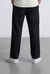 Men’s Tomato Store Street Sweatpants Embossed Side Logo Clean Look Elastic Oversize Side Pockets Zip Detail