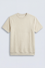 Men’s Tomato Store Short Sleeves Textured Knit Crew Neck Regular Fit T-Shirt