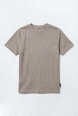 Men's Tomato Store Textured Fabric Casual Edge Basic Short Sleeves T-Shirt