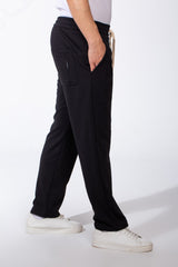 Men's Side Pockets Elasticated Waistband Oversize Sweatpants