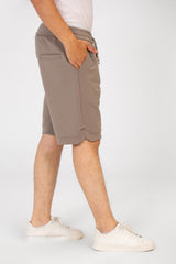 Men's Summer Melton Short With Pockets And Elastic Waistband