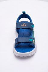 Boy's Tomato Store Wave Rush Duck Sandals Textured Footbed With Adjustable Grip Straps Side Splash Graphics
