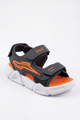Boy's Tomato Store Turbo Strap Duck Sandals Textured Grip Footbed Bold Side Speed Graphic Adjustable Logo Straps