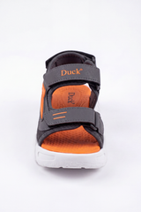 Boy's Tomato Store Turbo Strap Duck Sandals Textured Grip Footbed Bold Side Speed Graphic Adjustable Logo Straps