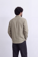Men's Tomato Store Classic Linen Shirt Comfortable Regular Fit With A Clean Refined Look