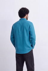 Men's Tomato Store Classic Linen Shirt Comfortable Regular Fit With A Clean Refined Look