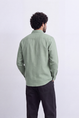 Men's Tomato Store Classic Linen Shirt Comfortable Regular Fit With A Clean Refined Look