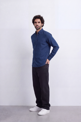 Men's Tomato Store Classic Linen Shirt Comfortable Regular Fit With A Clean Refined Look