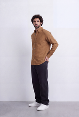 Men's Tomato Store Classic Linen Shirt Comfortable Regular Fit With A Clean Refined Look