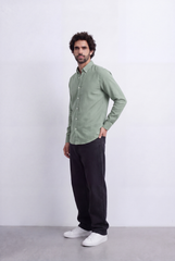 Men's Everyday Linen Tomato Stores Shirt Slim Fit Long Sleeve For A Relaxed Polished Appearance