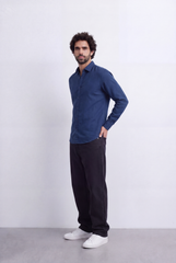 Men's Everyday Linen Tomato Stores Shirt Slim Fit Long Sleeve For A Relaxed Polished Appearance