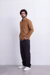 Men's Everyday Linen Tomato Stores Shirt Slim Fit Long Sleeve For A Relaxed Polished Appearance