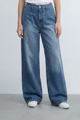 Women’s Tomato Store Straight Leg Denim Clean Washed Look Jeans Pants