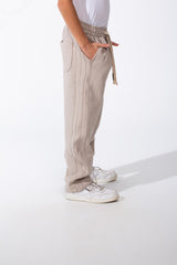 Boy's Relaxed Wide-Leg Design Elastic Waist Side Pockets Maximum Comfort Casual Look Perfect For Everyday Sweatpants