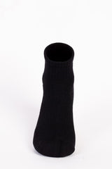 Men's Embroidered Logo on Ankle Soft Breathable Fabric All-Day Comfort Crew Socks