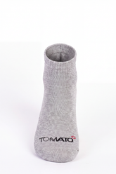 Men's Tomato Store Ribbed Ankle Socks Tomato Logo Detail Soft Stretch