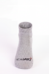 Men's Tomato Store Low-Cut Knit Socks Cushioned Ribbed Texture Tomato Toe Logo