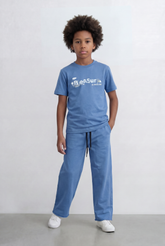 Boy's Tomato Store Graphic Lounge Set Front Typography Print Slim Fit