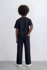 Boy's Tomato Store Monochrome Co-Ord Set Bold Front Graphic Slim Fit Outfit