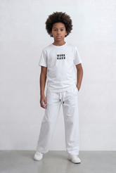 Boy's Tomato Store Minimal Co-Ord Set Motivational Front Typography Print Slim Fit Outfit