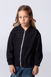 Girl's Full Zip Slim Fit Long Sleeve Sweatshirt