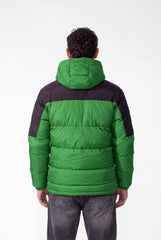 Men's Two-Tone Hooded Waterproof Full Zip Jacket