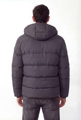 Men's Tomato Puffer Full Zip-Up Waterproof Jacket