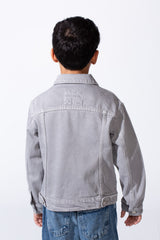Boy’s Boxy Fit Front Pockets Denim Jeans Everyday Casual Wear Jacket