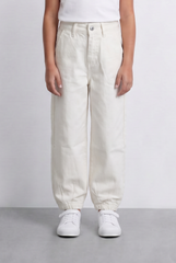 Girl's Basic Slouchy Fit Denim Jeans Casual Pants With Comfortable Relaxed Shape Tomato Store