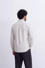 Men's Long Sleeve Vertical Striped Shirt Regular Fit for Any Occasion Tomato Store
