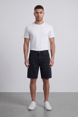 Men’s Tomato Store Weekend Used Denim Bermuda Shorts Build Belt Loops Knee Length Cut