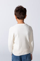 Boy's Long Sleeve Round Neckline Slim Fit Basic Comfy Classic Pullover