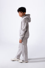 Boy’s Melton Matching Slim Fit Washed Outfit Set