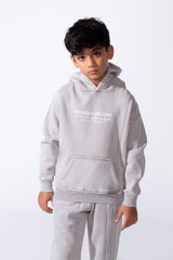 Boy’s Melton Matching Slim Fit Washed Outfit Set
