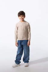 Boy's Soft Knit Everyday Slim Fit Sweater Pullover