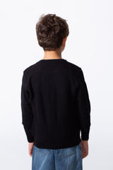 Boy's Soft Knit Everyday Slim Fit Sweater Pullover