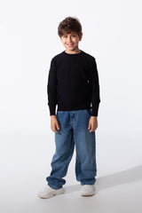 Boy's Soft Knit Everyday Slim Fit Sweater Pullover