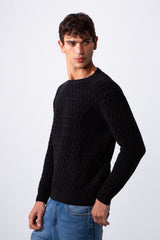 Men's Crew Neck Slim Fit Knited Pullover Sweater