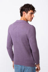 Men's Basic Knitted Long Sleeves Essential Pullover