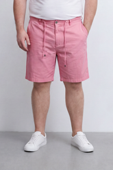 Men's Tomato Store Stretch Twill Bermuda Shorts Adjustable Drawstring Waist Clean Tailored Design Big Size