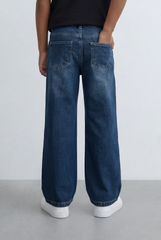 Boy's Tomato Store Wide Leg Denim Jeans Casual Everyday Comfortable Pants Trousers