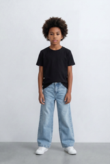 Boy's Tomato Store Wide Leg Denim Jeans Casual Everyday Comfortable Pants Trousers