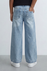 Boy's Tomato Store Wide Leg Denim Jeans Casual Everyday Comfortable Pants Trousers