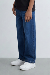 Boy's Tomato Store Wide Leg Denim Jeans Casual Everyday Comfortable Pants Trousers