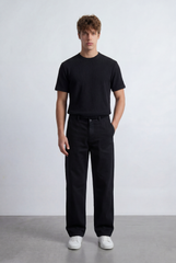 Men’s Tomato Store Straight Chino Pants Flat Front Button Closure Gabardine