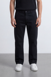 Men’s Tomato Store Straight Chino Pants Flat Front Button Closure Gabardine
