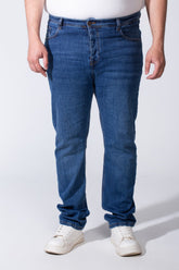 Men's Denim Fabric With Zip Flip Front And Back Pockets Perfect For Everyday Casual Wear Big Size Jeans Pants