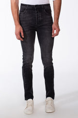 Men's Vintage Look Slim Fit Basic Jeans Pants